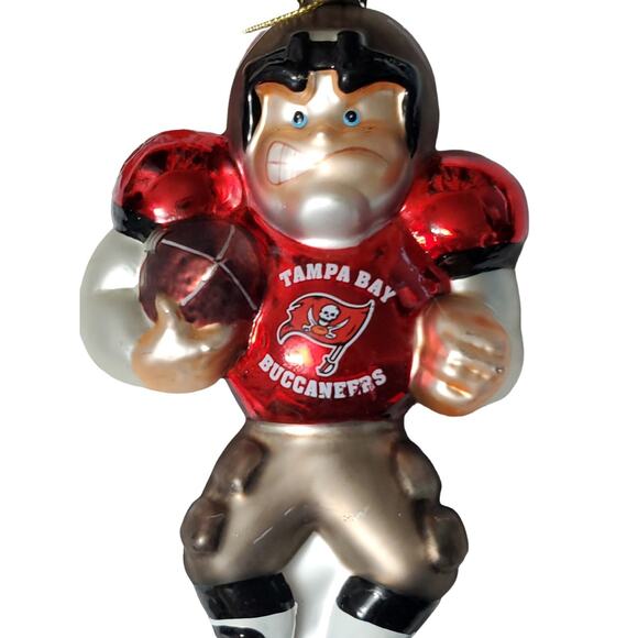 Scottish Christmas NFL Cincinnati Bengals Blown Glass Ornament 4 1/2" - Picture 2 of 6